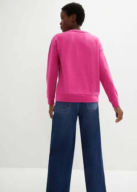 Felpa con ricamo, bonprix