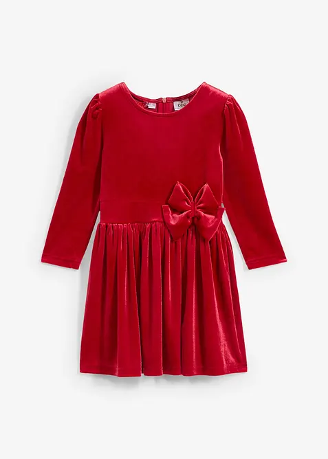 Abito svasato in velluto, bonprix