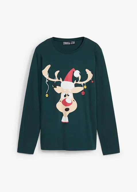 Maglia a maniche lunghe in cotone biologico, bonprix