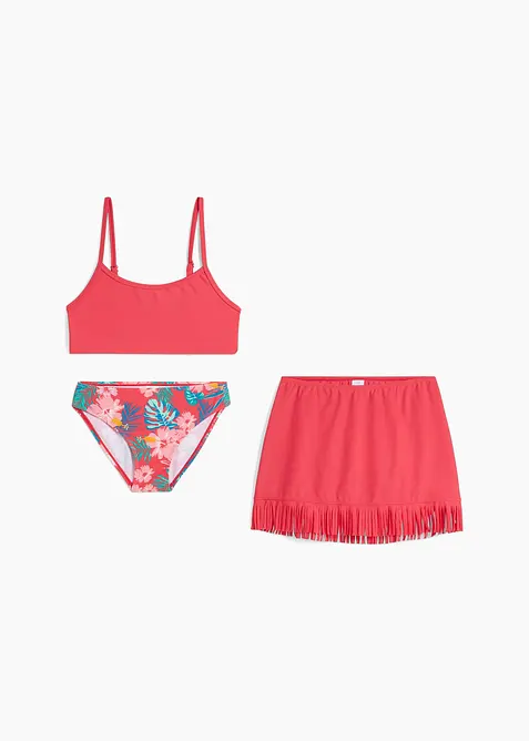 Bikini e gonna (set 3 pezzi), bonprix