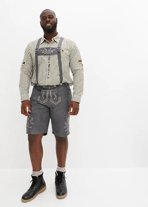 Bermuda bavaresi in similpelle, bonprix