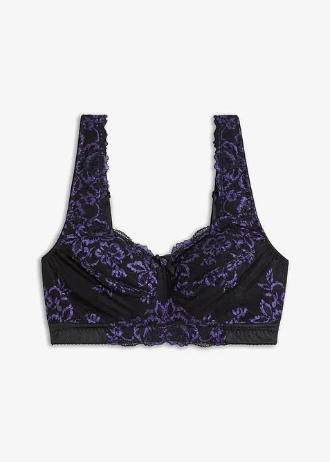 Reggiseno contenitivo senza ferretto con spalline imbottite, bonprix