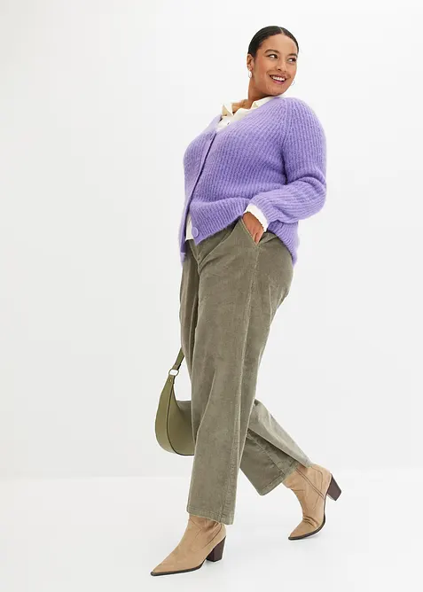 Pantaloni larghi in velluto a coste, bonprix