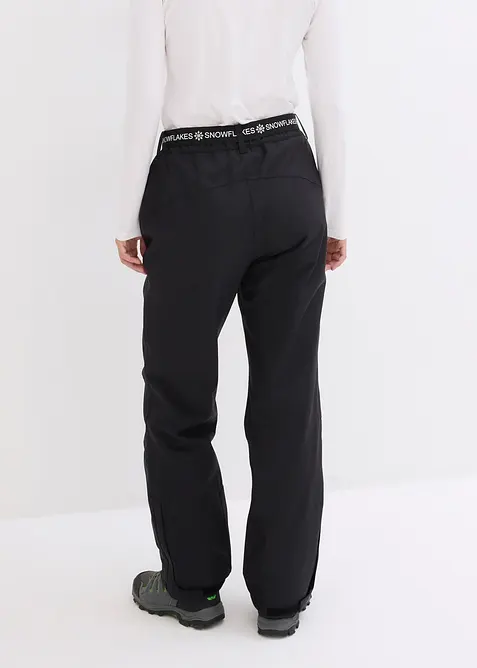 Pantaloni termici da sci con fodera in pile, impermeabili, bonprix