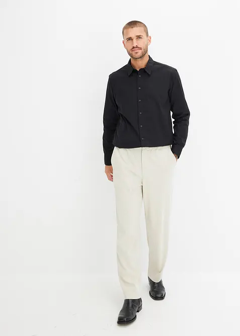 Camicia elegante elasticizzata, regular fit, bonprix