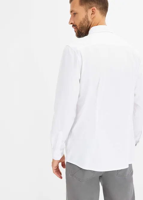 Camicia elegante elasticizzata, regular fit, bonprix