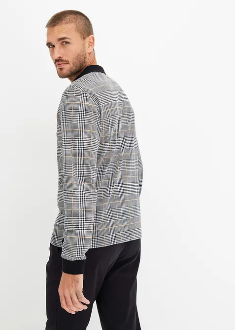 Polo a maniche lunghe in piquet di cotone biologico, bonprix