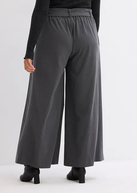 Pantaloni larghi in misto viscosa fluente, bonprix