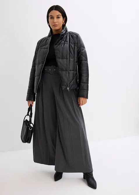 Pantaloni larghi in misto viscosa fluente, bonprix