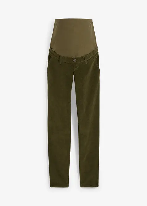 Pantaloni morbidi in velluto a coste di misto cotone biologico, loose fit, bonprix