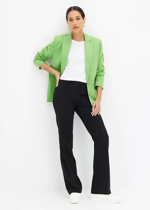 Pantaloni bootcut elasticizzati, bonprix