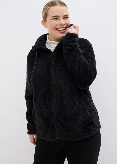 Giacca in pile teddy, bonprix