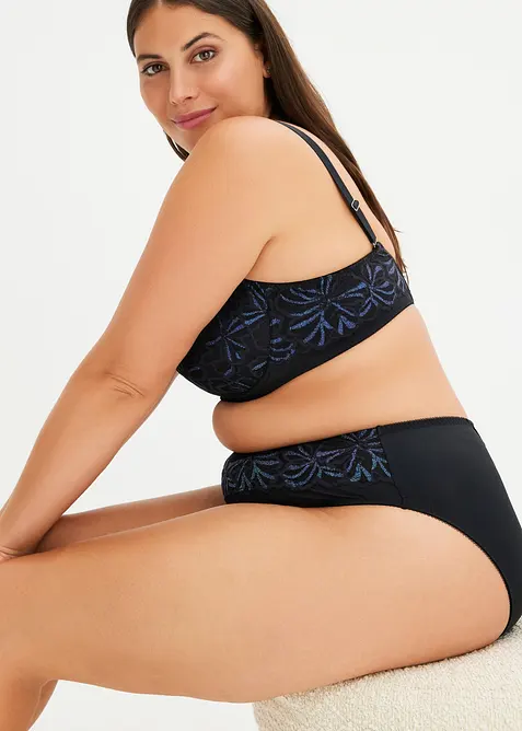 Reggiseno minimizer con filato glitterato mutlicolore, bonprix