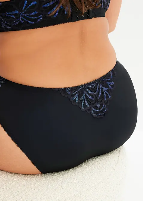 Slip alto con filato glitterato multicolore, bonprix