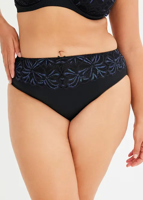 Slip alto con filato glitterato multicolore, bonprix