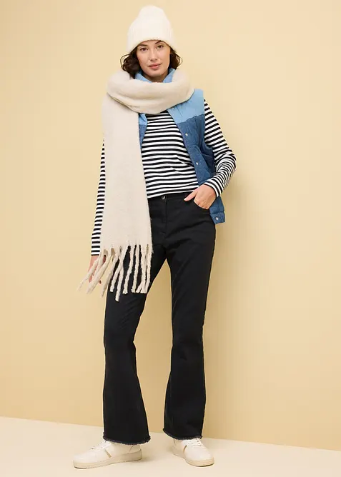 Maglia a maniche lunghe in puro cotone biologico, bonprix