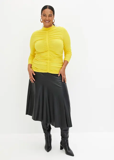 Maglia con arricciatura, bonprix