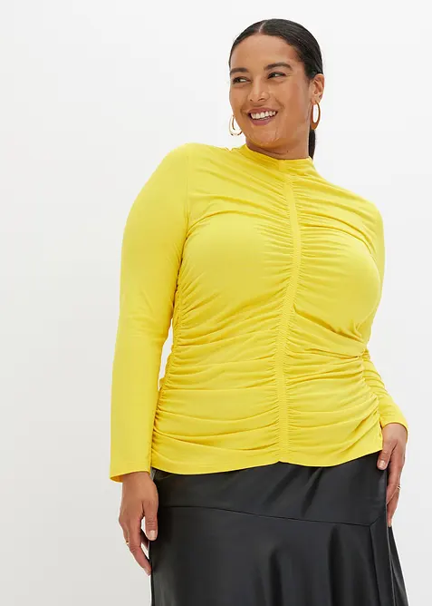 Maglia con arricciatura, bonprix