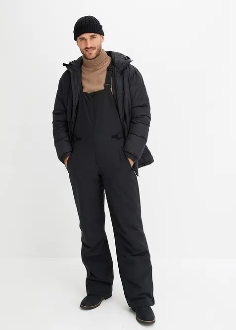 Pantaloni termici funzionali e impermeabili con bretelle, bonprix