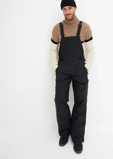 Pantaloni termici funzionali e impermeabili con bretelle, bonprix