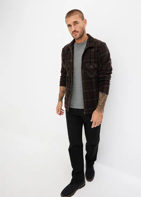 Giacca in pile a collo dritto, bonprix