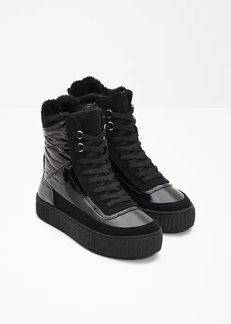 Scarponcini stringati foderati, bonprix