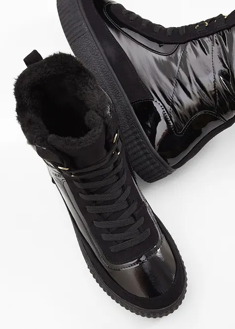 Scarponcini stringati foderati, bonprix