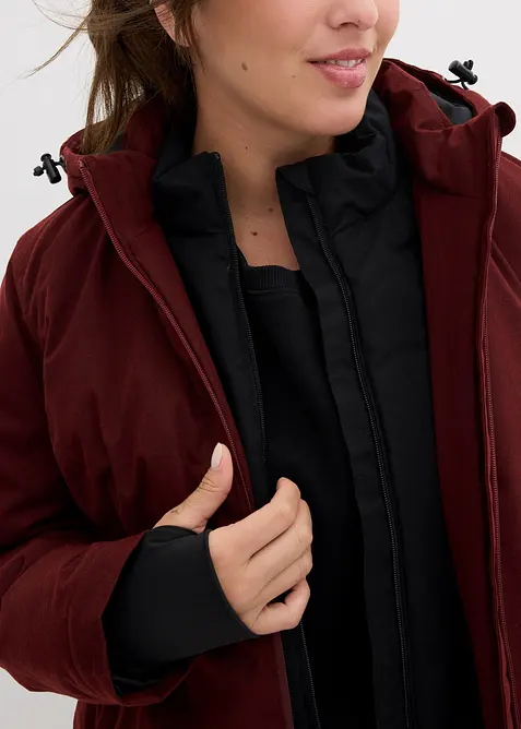 Giacca tecnica imperbeabile effetto 2 in 1, bonprix