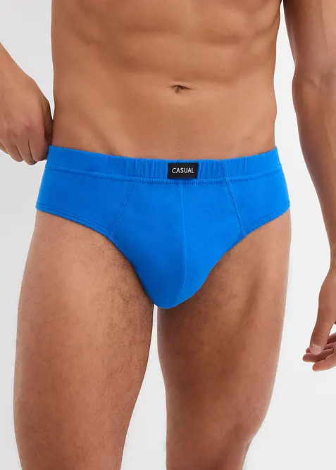 Slip alto in cotone (pacco da 5), bonprix