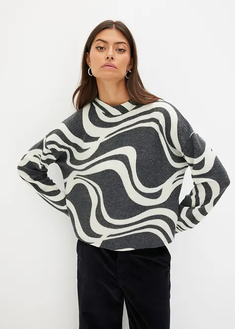 Maglia morbida a coste, bonprix