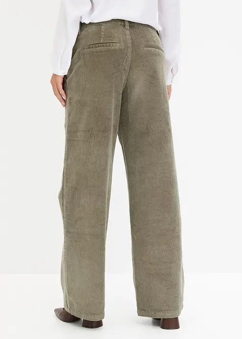 Pantaloni larghi in velluto a coste, bonprix