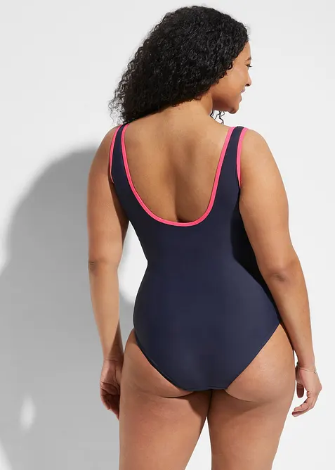 Costume intero con cerniera e effetto modellante leggero, bonprix