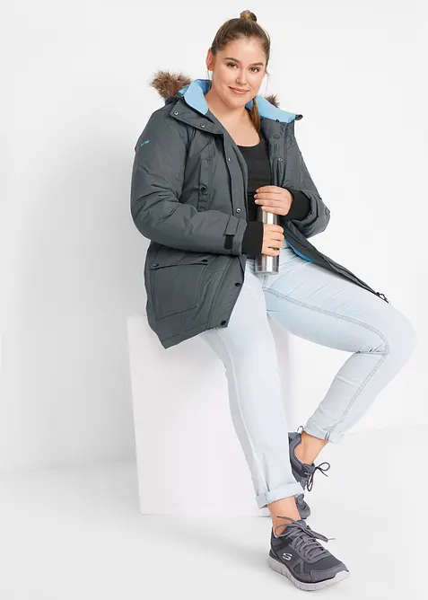 Giubbotto tecnico outdoor impermeabile con cappuccio, bonprix