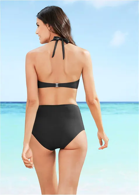 Slip per bikini a vita alta con effetto modellante leggero, bonprix
