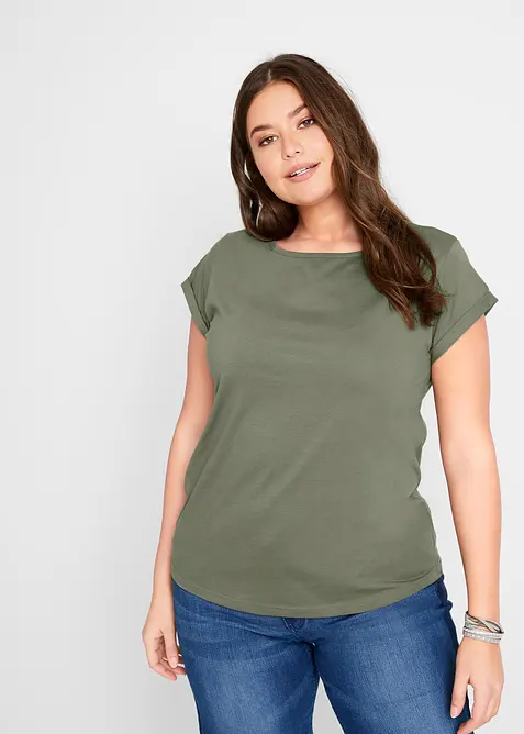 T-shirt in puro cotone, bonprix