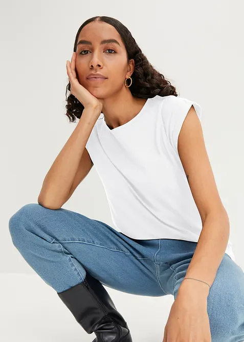 T-shirt in puro cotone, bonprix