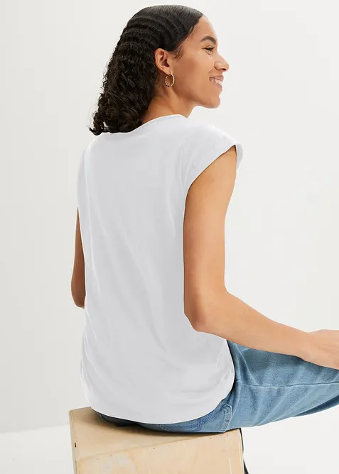 T-shirt in puro cotone, bonprix