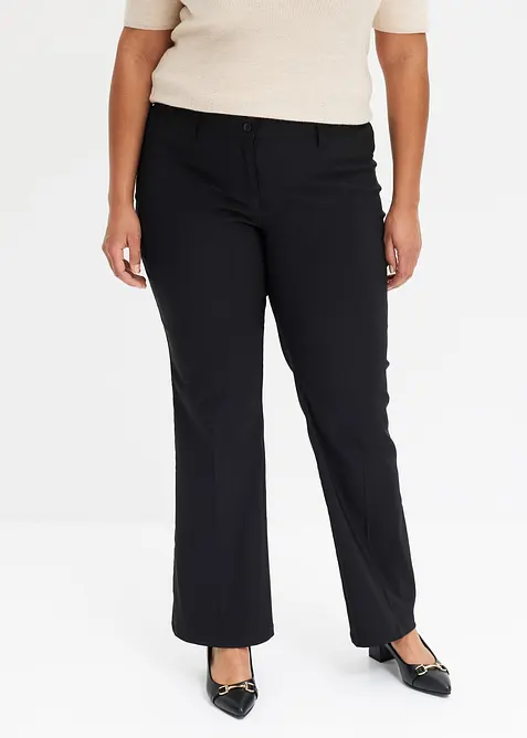Pantaloni bootcut elasticizzati, bonprix