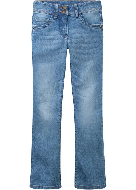 Jeans elasticizzati bootcut, vita media, bonprix