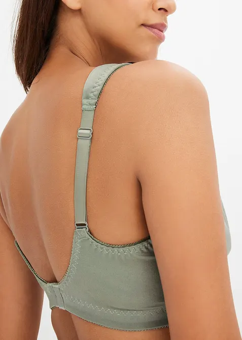 Reggiseno contenitivo senza ferretto con spalline imbottite, bonprix