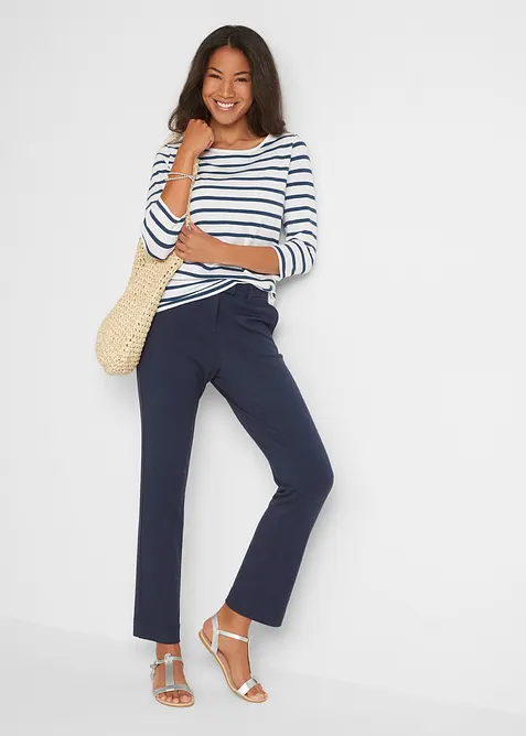 Maglia a maniche lunghe con puro cotone biologico, bonprix