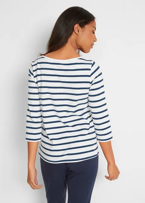 Maglia a maniche lunghe con puro cotone biologico, bonprix