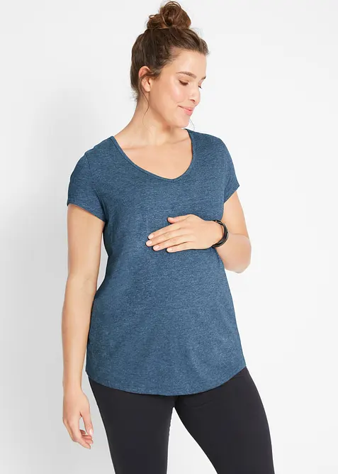 Maglia basic prémaman in cotone biologico (pacco da 2), bonprix