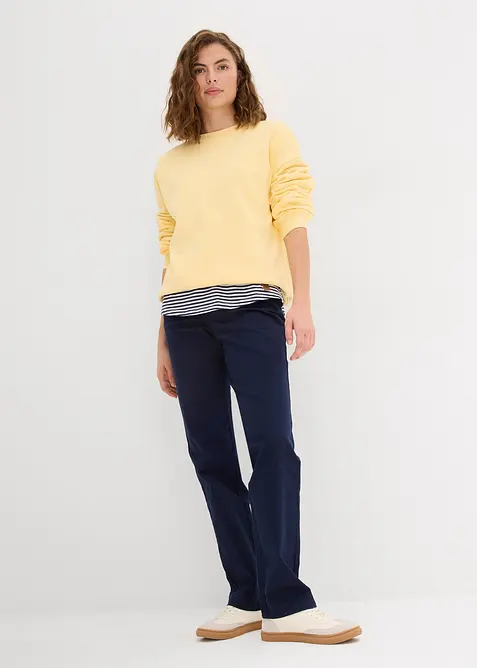 Felpa oversize in puro cotone, bonprix