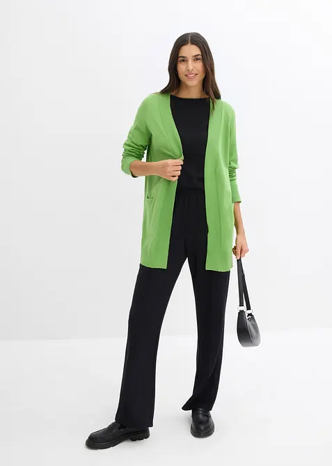 Pantaloni in felpa con viscosa, bonprix