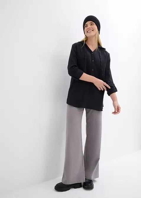 Blusa in mussola vaporosa, bonprix