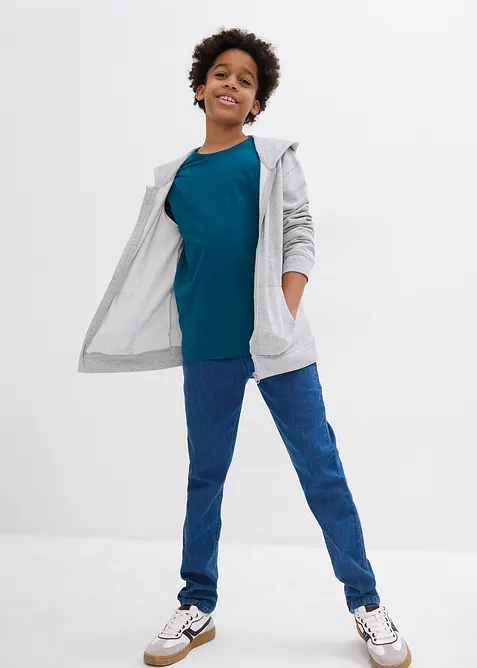 Maglia a maniche lunghe con cotone biologico (pacco da 3), bonprix