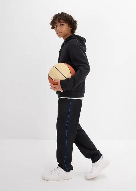 Felpa con cappuccio in morbido misto cotone, bonprix