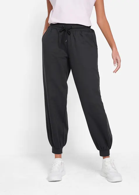 Pantaloni da jogging con elastico alla caviglia, bonprix