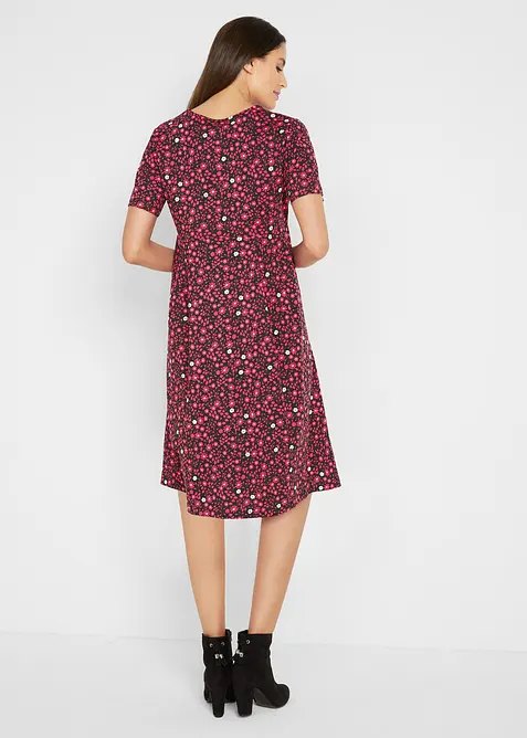 Abito midi in jersey di cotone, bonprix